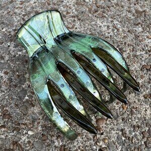 Medusa’s Heirlooms Large French Yoga Clip Gilded Green Brand New